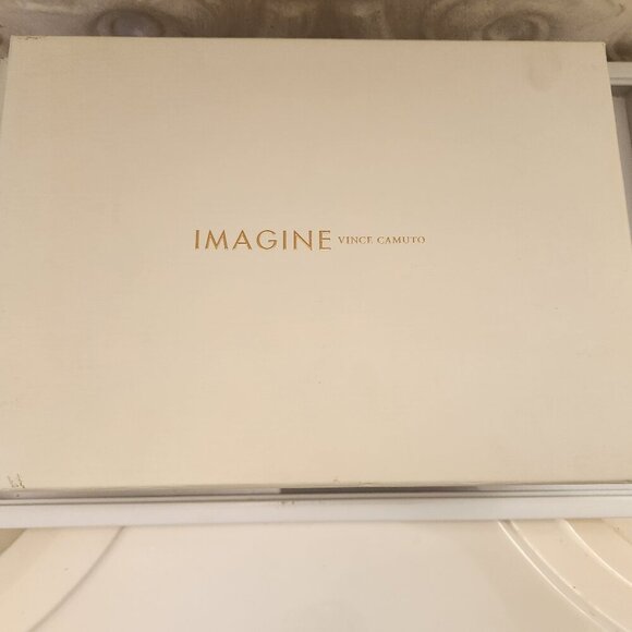 Imagine Vince Camuto Ramsey Black Satin Heeled Sandals. NIB. Size 8.5 - Picture 11 of 11